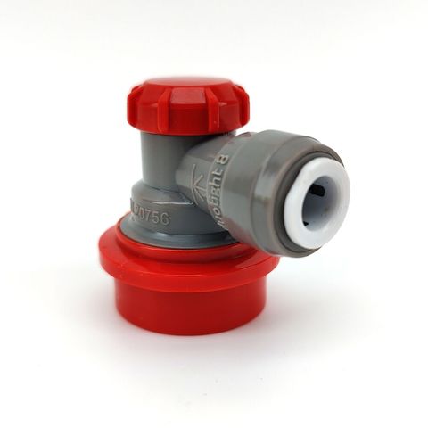 1. Коннектор газовый Ball Lock с фитингом Duotight 8 мм